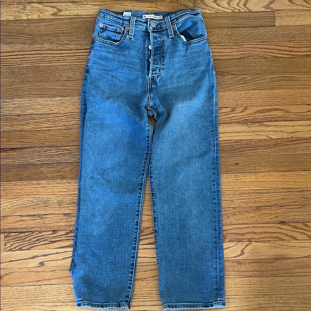 Levi's Ribcage straight ankle Blue Women's Jeans